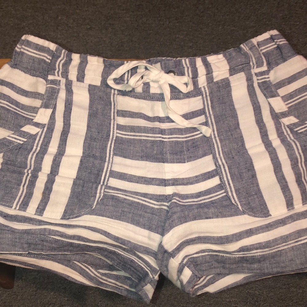 Athleta striped shorts